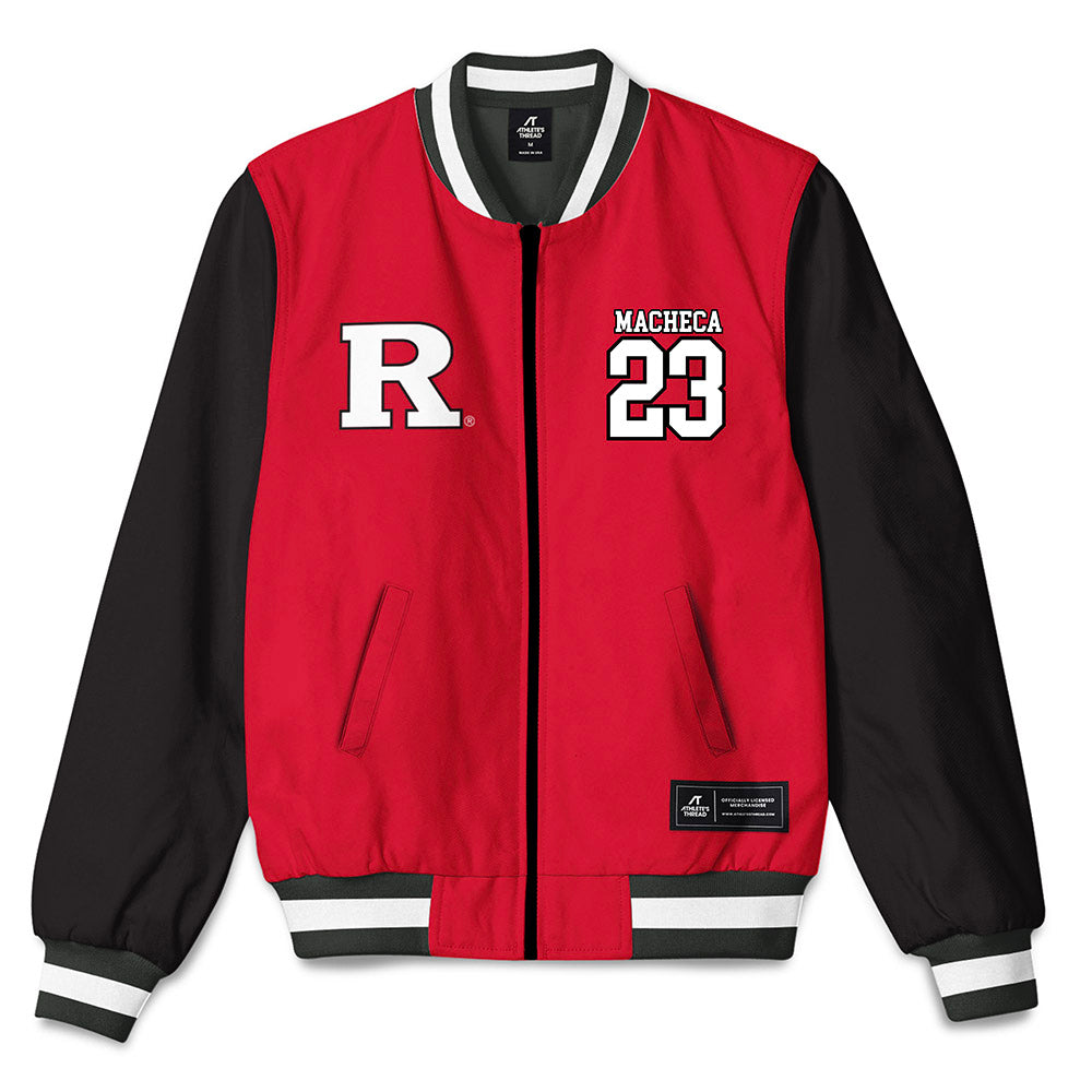 Rutgers - NCAA Men's Lacrosse : Andrew Macheca - Bomber Jacket