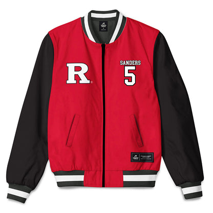 Rutgers - NCAA Football : Kaj Sanders - Bomber Jacket