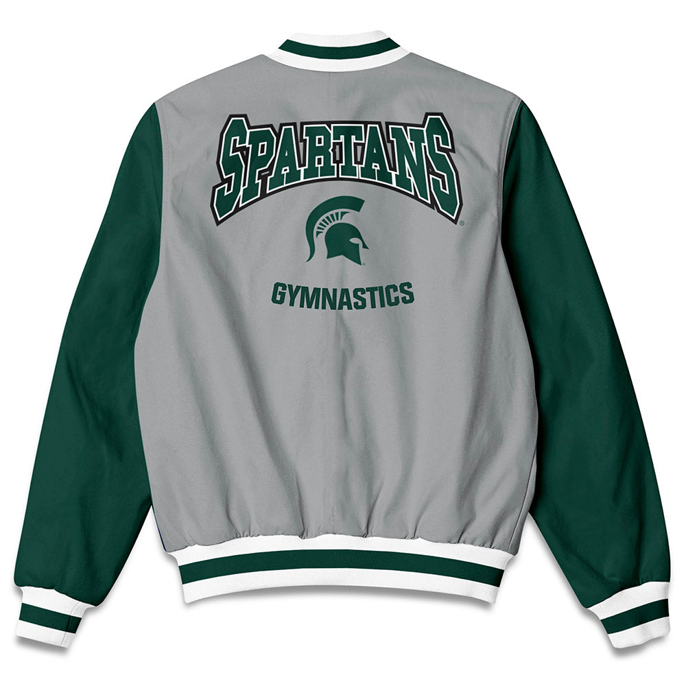 Michigan State - NCAA Women's Gymnastics : Amy Doyle - Bomber Jacket