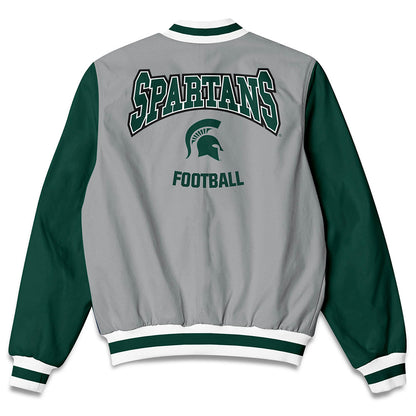 Michigan State - NCAA Football : Ade Willie - Bomber Jacket