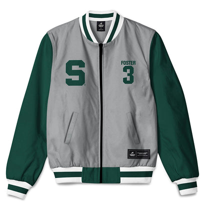 Michigan State - NCAA Football : Montorie Foster - Bomber Jacket