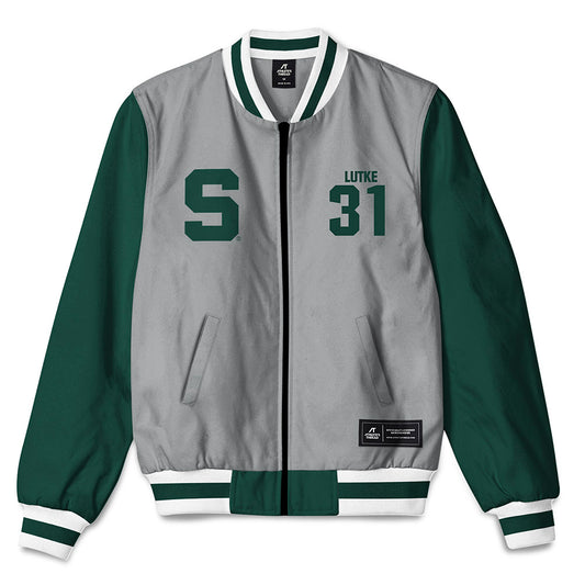 Michigan State - NCAA Women's Soccer : Ava Lutke - Bomber Jacket-0