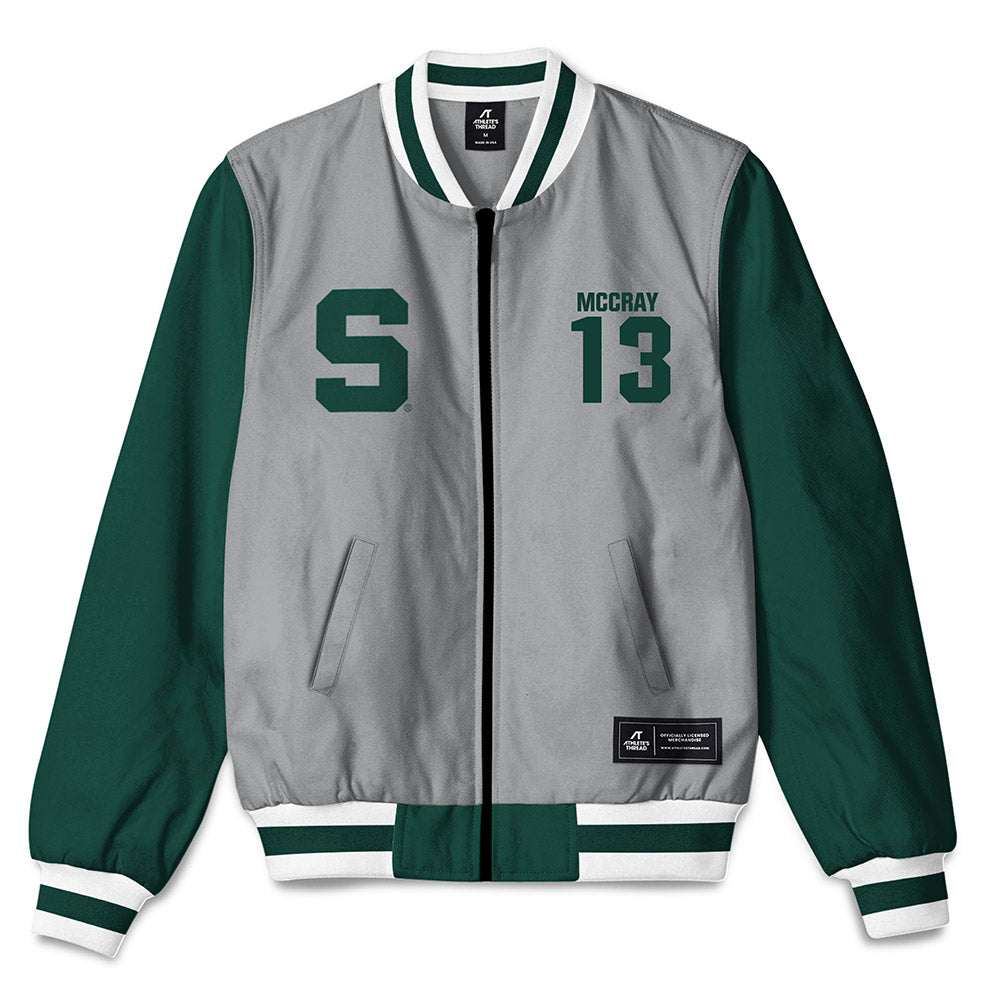 Michigan State - NCAA Football : Chrishon McCray - Bomber Jacket-0