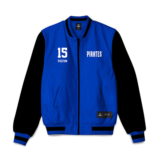 Seton Hall - NCAA Men's Basketball : Jahseem Felton - Bomber Jacket-0