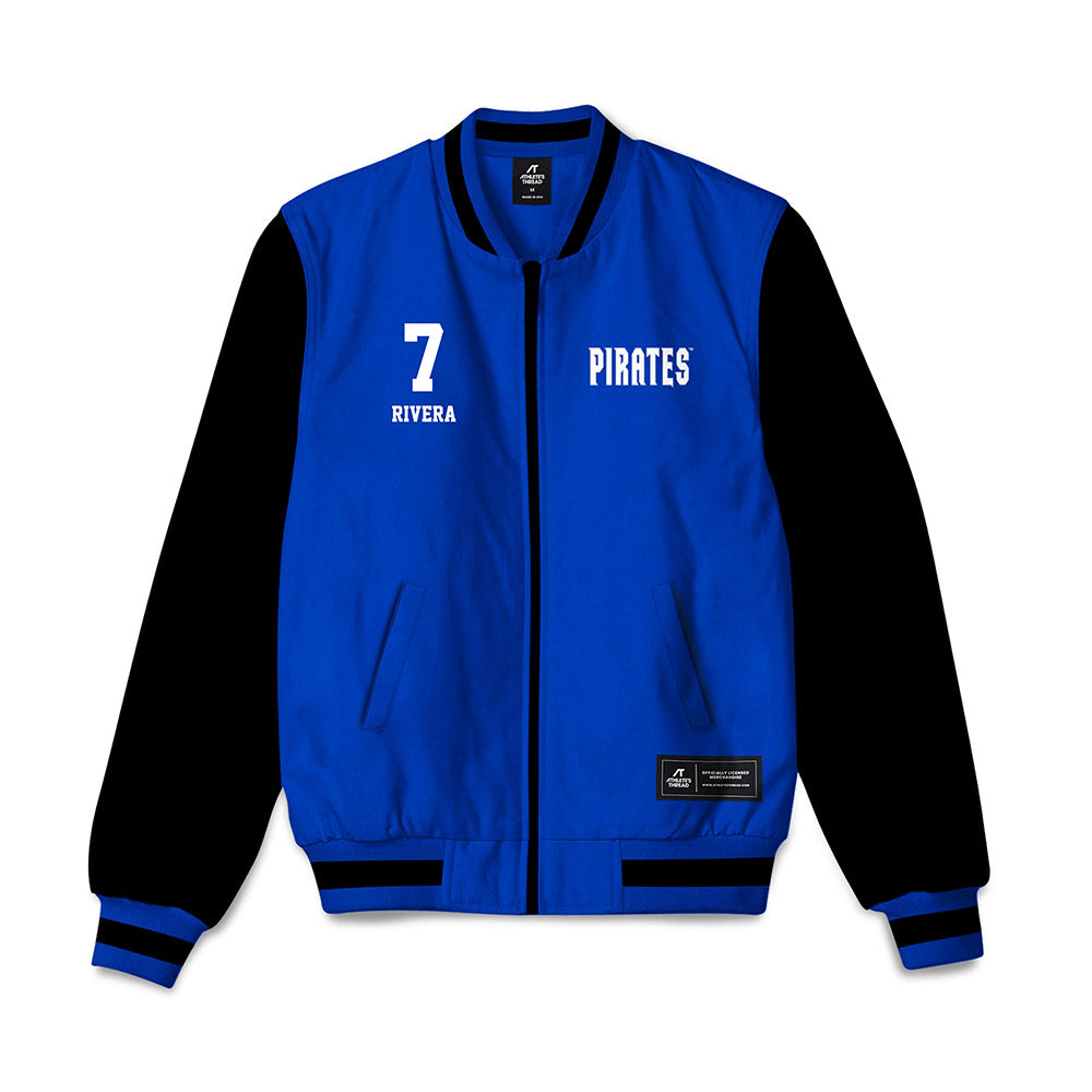 Seton Hall - NCAA Men's Basketball : Joshua Rivera - Bomber Jacket-0