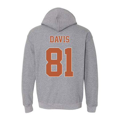 Texas - NCAA Football : Juan Davis - Fashion Shersey Hooded Sweatshirt