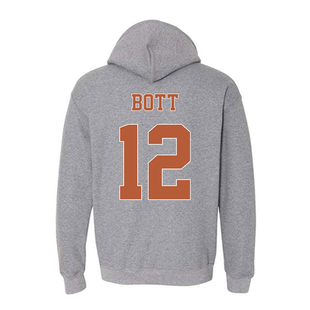 Texas - NCAA Men's Basketball : Cole Bott - Fashion Shersey Hooded Sweatshirt