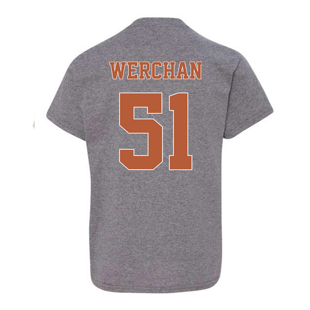 Texas - NCAA Baseball : Seth Werchan - Fashion Shersey Youth T-Shirt