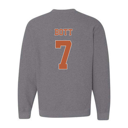 Texas - NCAA Men's Basketball : Cole Bott - Fashion Shersey Crewneck Sweatshirt-1