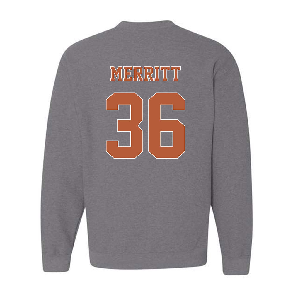 Texas - NCAA Football : Quinn Merritt - Fashion Shersey Crewneck Sweatshirt