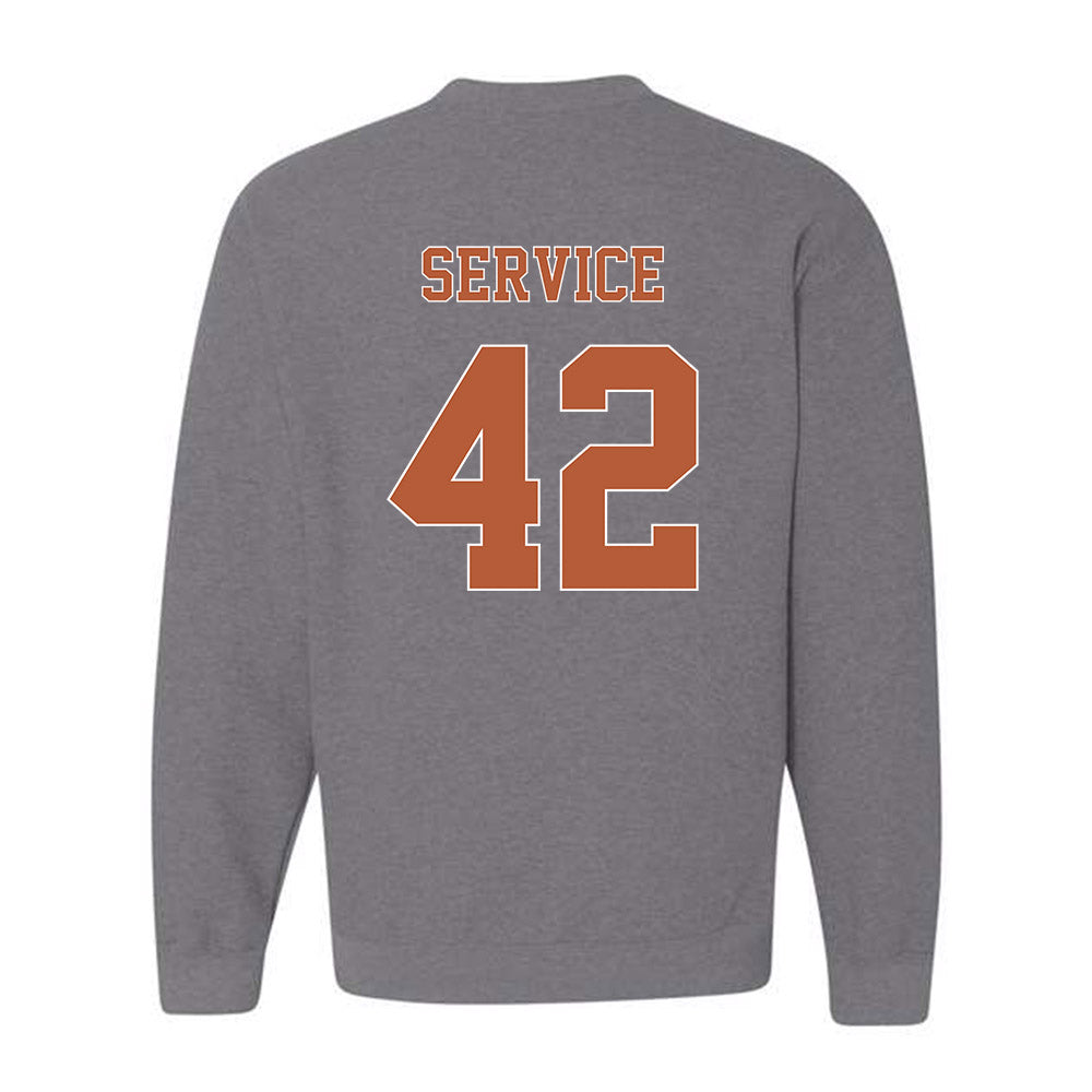 Texas - NCAA Baseball : Oliver Service - Fashion Shersey Crewneck Sweatshirt