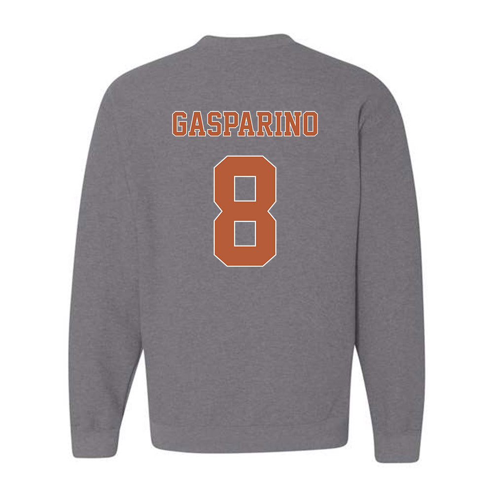 Texas - NCAA Baseball : Will Gasparino - Fashion Shersey Crewneck Sweatshirt