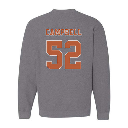 Texas - NCAA Football : Dj Campbell - Fashion Shersey Crewneck Sweatshirt