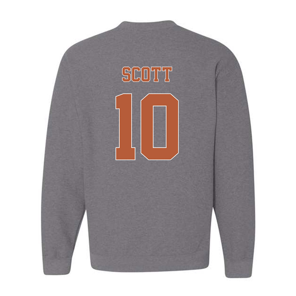 Texas - NCAA Softball : Mia Scott - Fashion Shersey Crewneck Sweatshirt