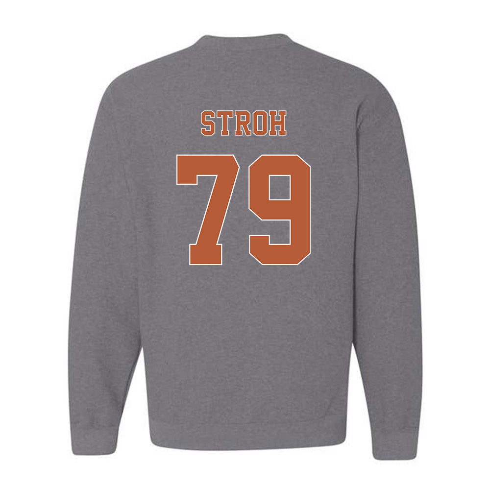 Texas - NCAA Football : Connor Stroh - Fashion Shersey Crewneck Sweatshirt