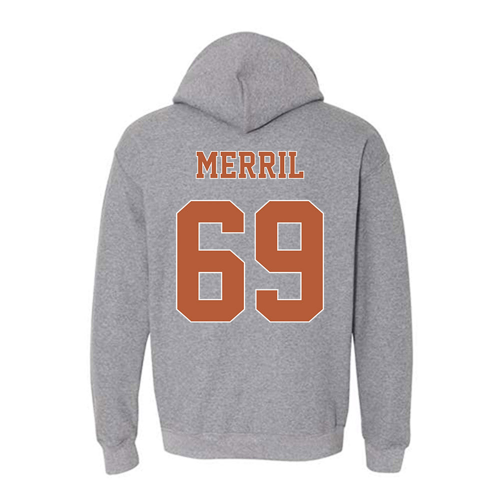 Texas - NCAA Football : Max Merril - Fashion Shersey Hooded Sweatshirt