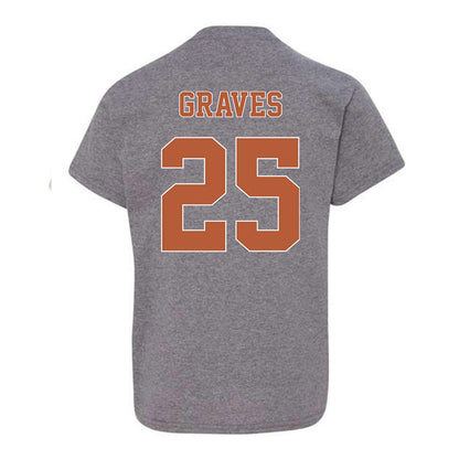 Texas - NCAA Women's Basketball : Sarah Graves - Fashion Shersey Youth T-Shirt