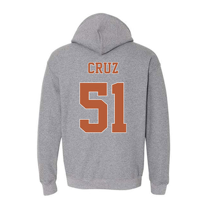 Texas - NCAA Football : Daniel Cruz - Fashion Shersey Hooded Sweatshirt