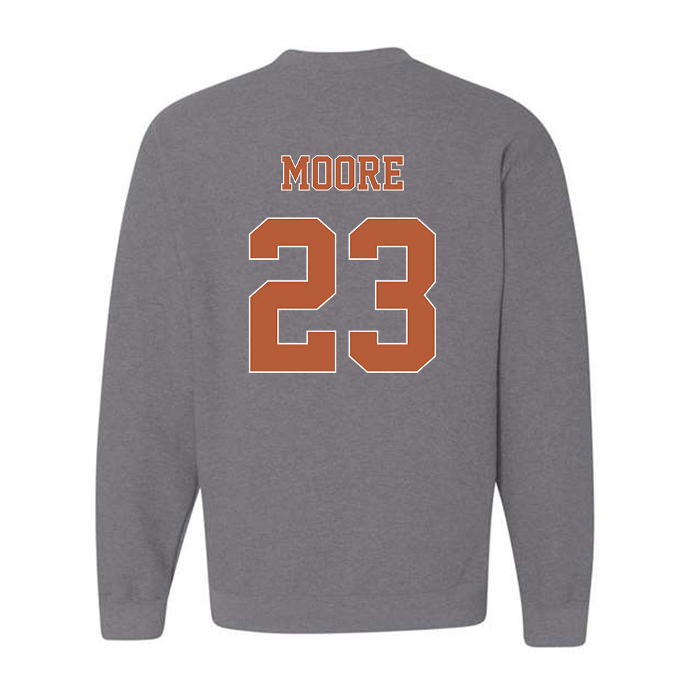 Texas - NCAA Women's Basketball : Aaliyah Moore - Fashion Shersey Crewneck Sweatshirt