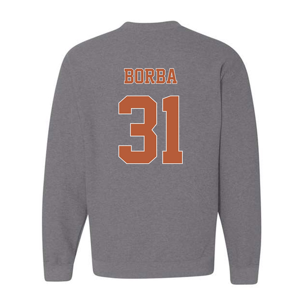 Texas - NCAA Baseball : Casey Borba - Fashion Shersey Crewneck Sweatshirt