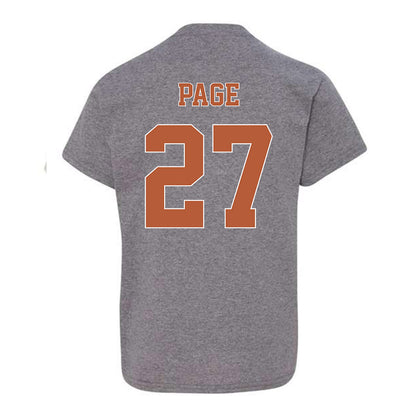 Texas - NCAA Football : Colin Page - Fashion Shersey Youth T-Shirt