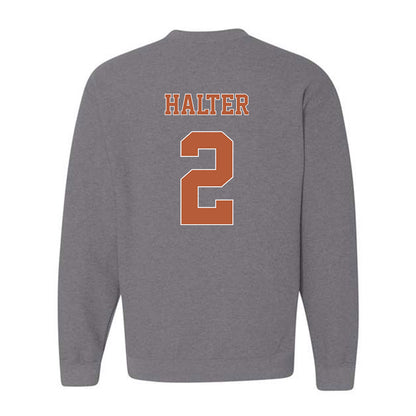 Texas - NCAA Women's Volleyball : Emma Halter - Fashion Shersey Crewneck Sweatshirt