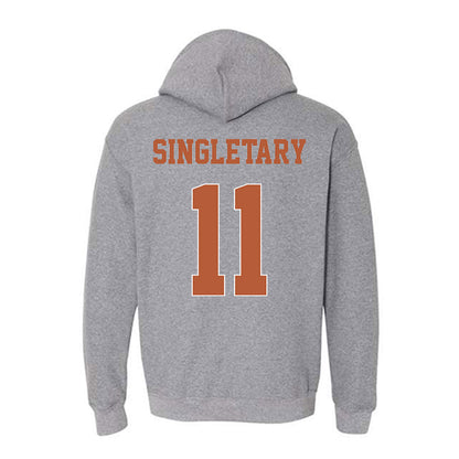 Texas - NCAA Women's Volleyball : Marianna Singletary - Fashion Shersey Hooded Sweatshirt