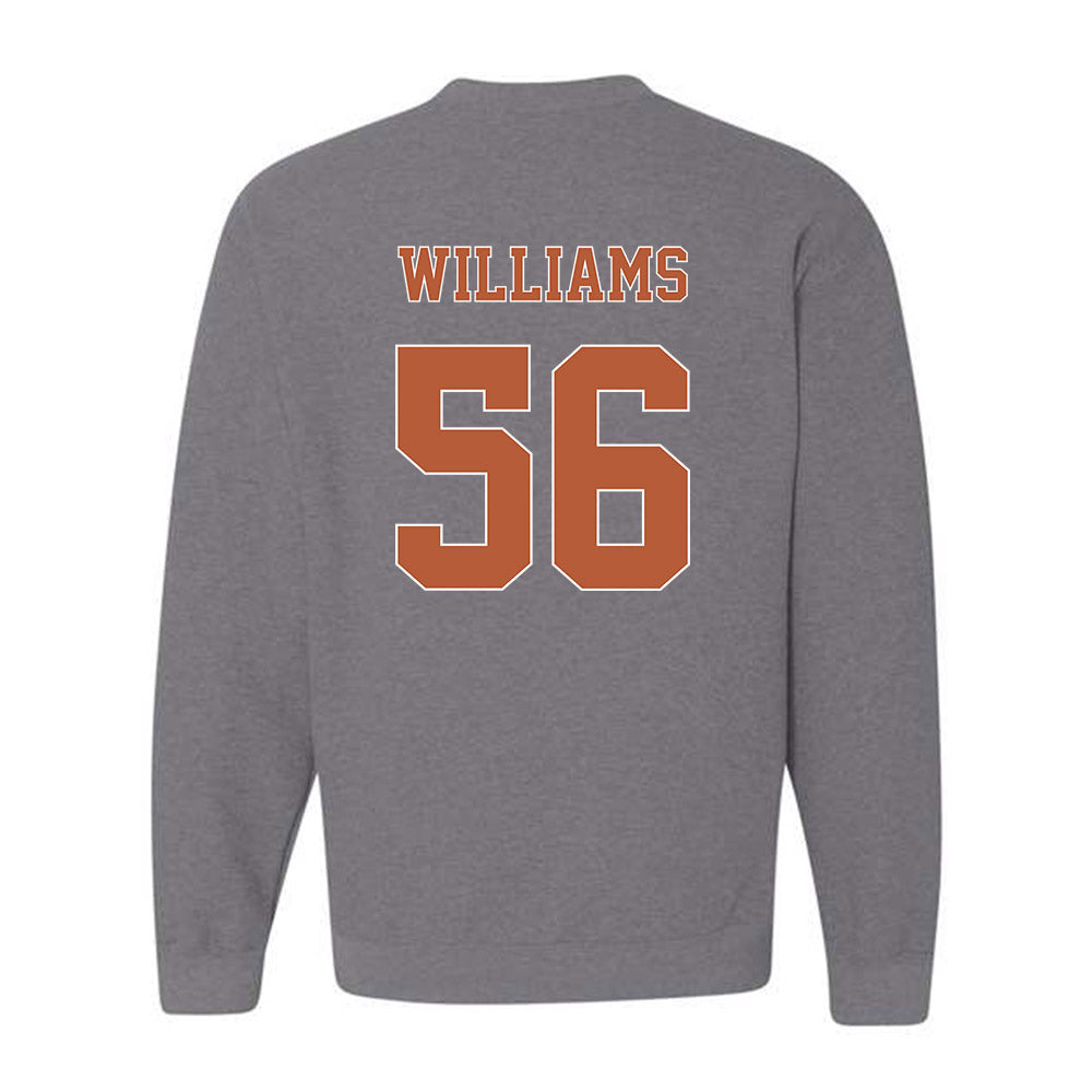 Texas - NCAA Football : Cameron Williams - Fashion Shersey Crewneck Sweatshirt