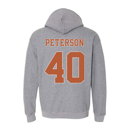 Texas - NCAA Baseball : Blake Peterson - Fashion Shersey Hooded Sweatshirt