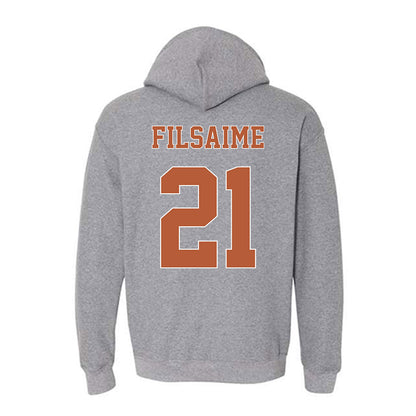 Texas - NCAA Football : Xavier Filsaime - Fashion Shersey Hooded Sweatshirt