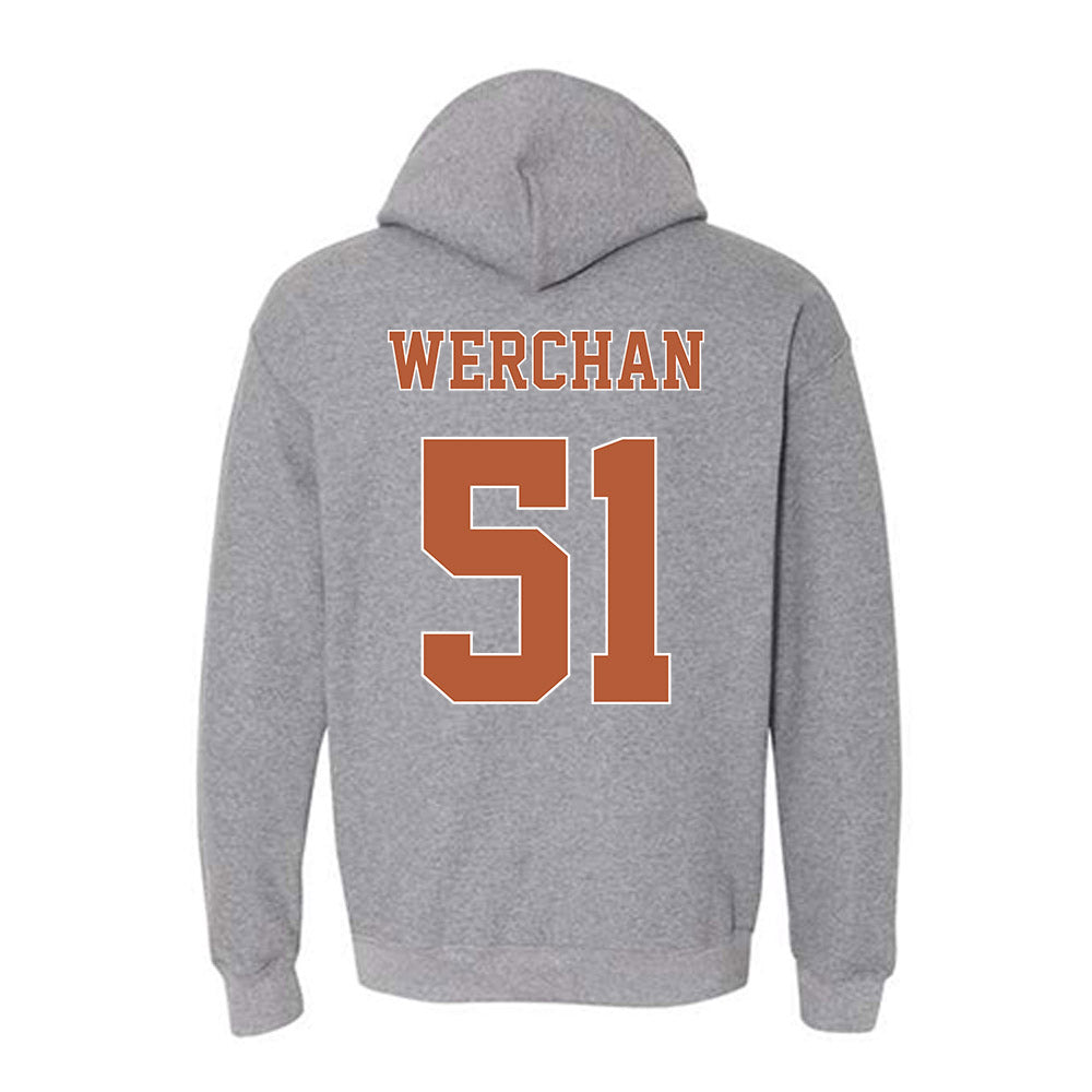 Texas - NCAA Baseball : Seth Werchan - Fashion Shersey Hooded Sweatshirt