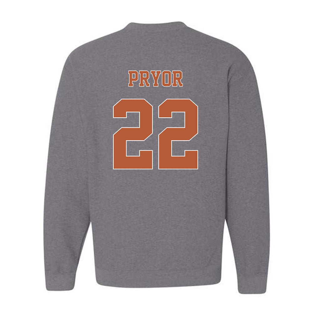 Texas - NCAA Men's Basketball : Devon Pryor - Fashion Shersey Crewneck Sweatshirt