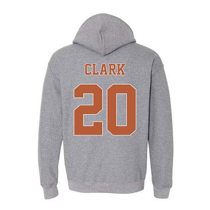 Texas - NCAA Men's Basketball : Preston Clark - Fashion Shersey Hooded Sweatshirt