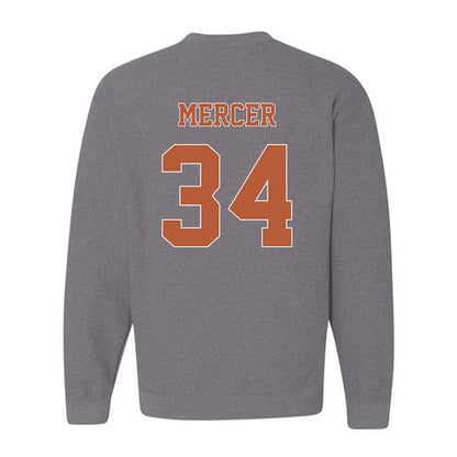 Texas - NCAA Baseball : Will Mercer - Fashion Shersey Crewneck Sweatshirt