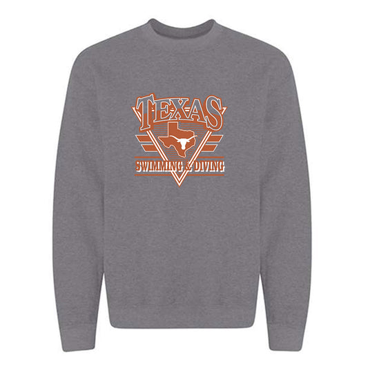 Texas - NCAA Women's Swimming & Diving : Ella Myers - Fashion Shersey Crewneck Sweatshirt-0