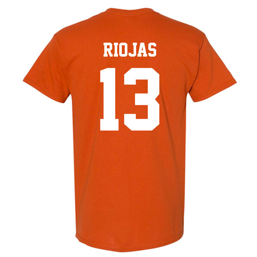 Texas - NCAA Baseball : Ruger Riojas - Classic Shersey T-Shirt-1