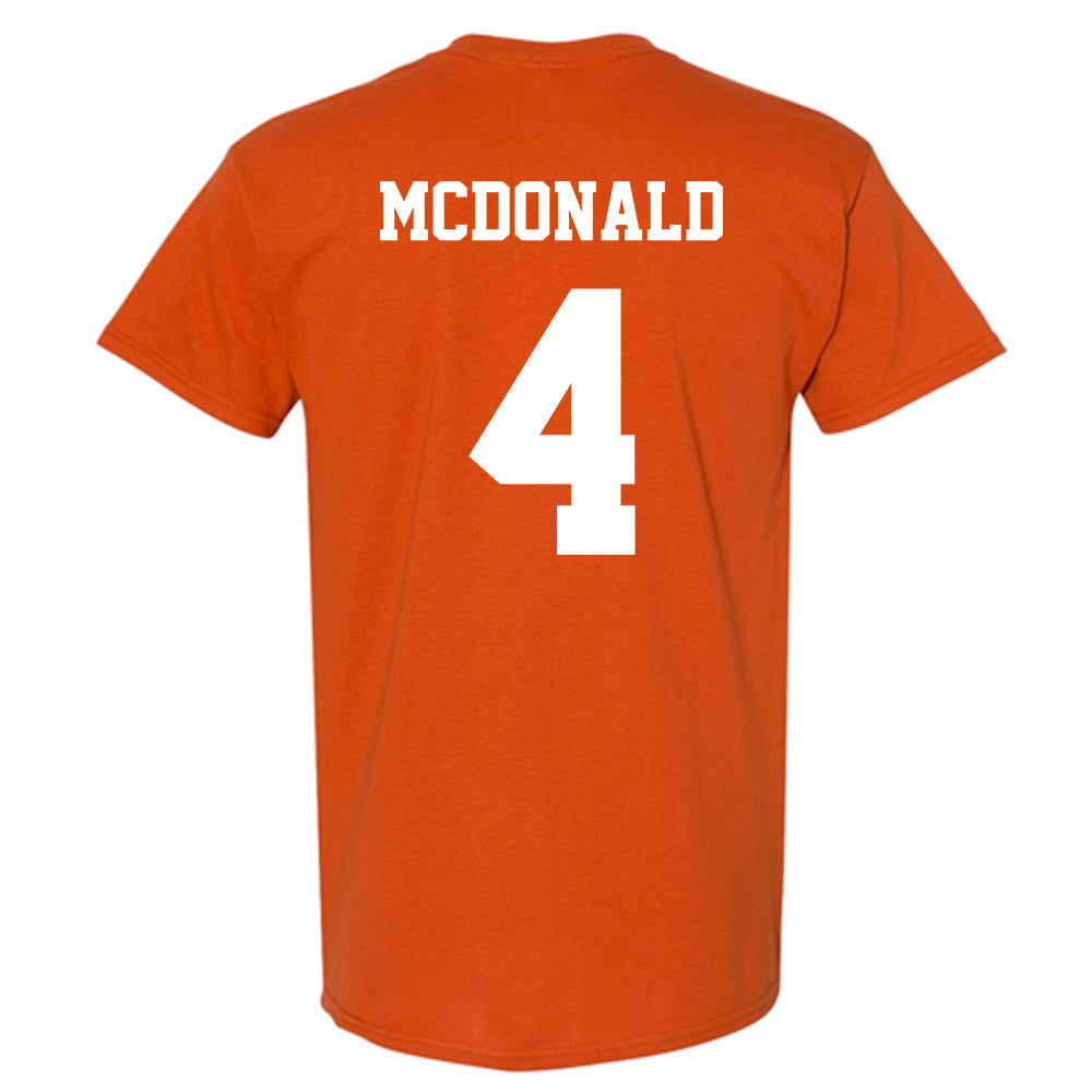 Texas - NCAA Football : Jelani McDonald - Classic Shersey T-Shirt-1