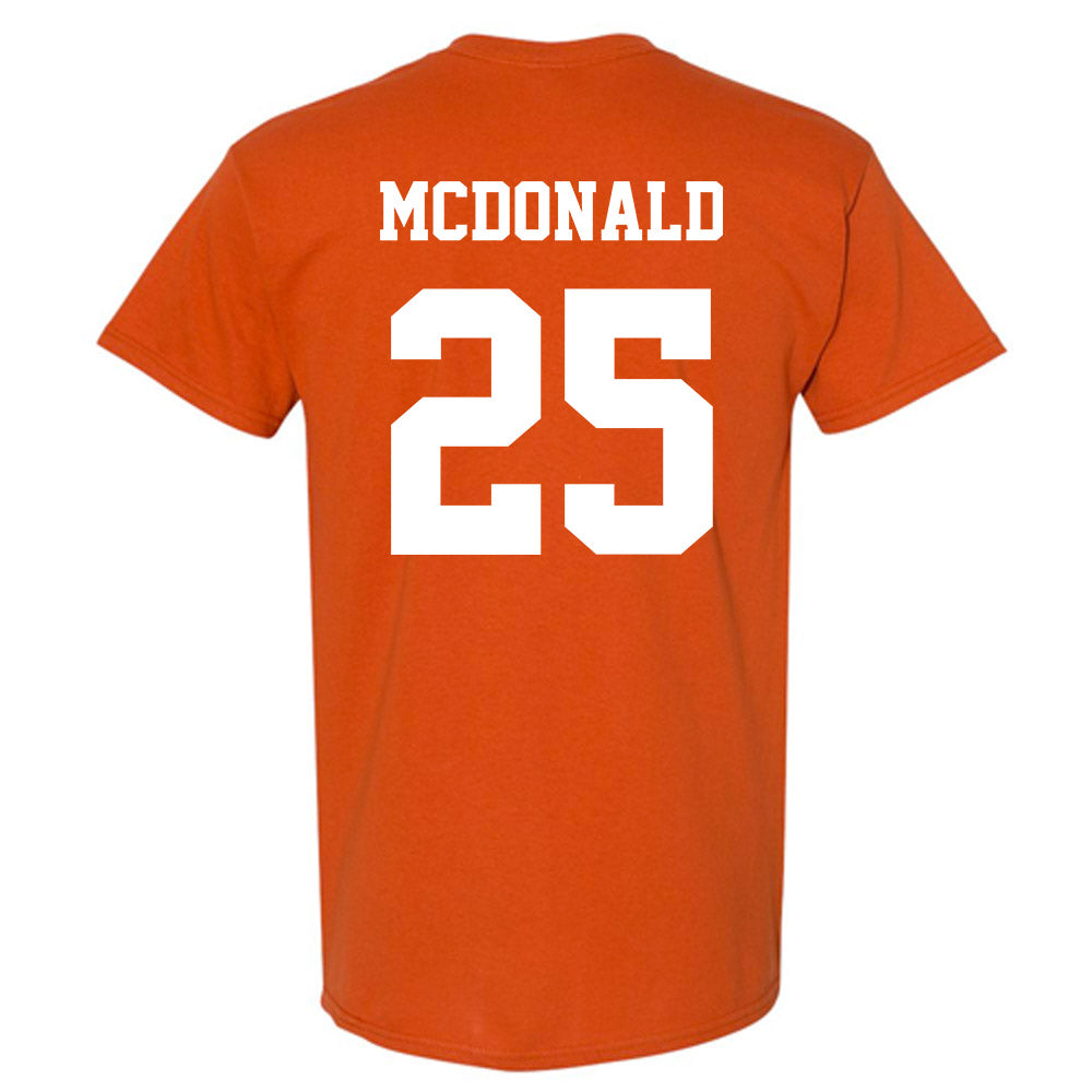 Texas - NCAA Football : Jelani McDonald - Classic Shersey T-Shirt