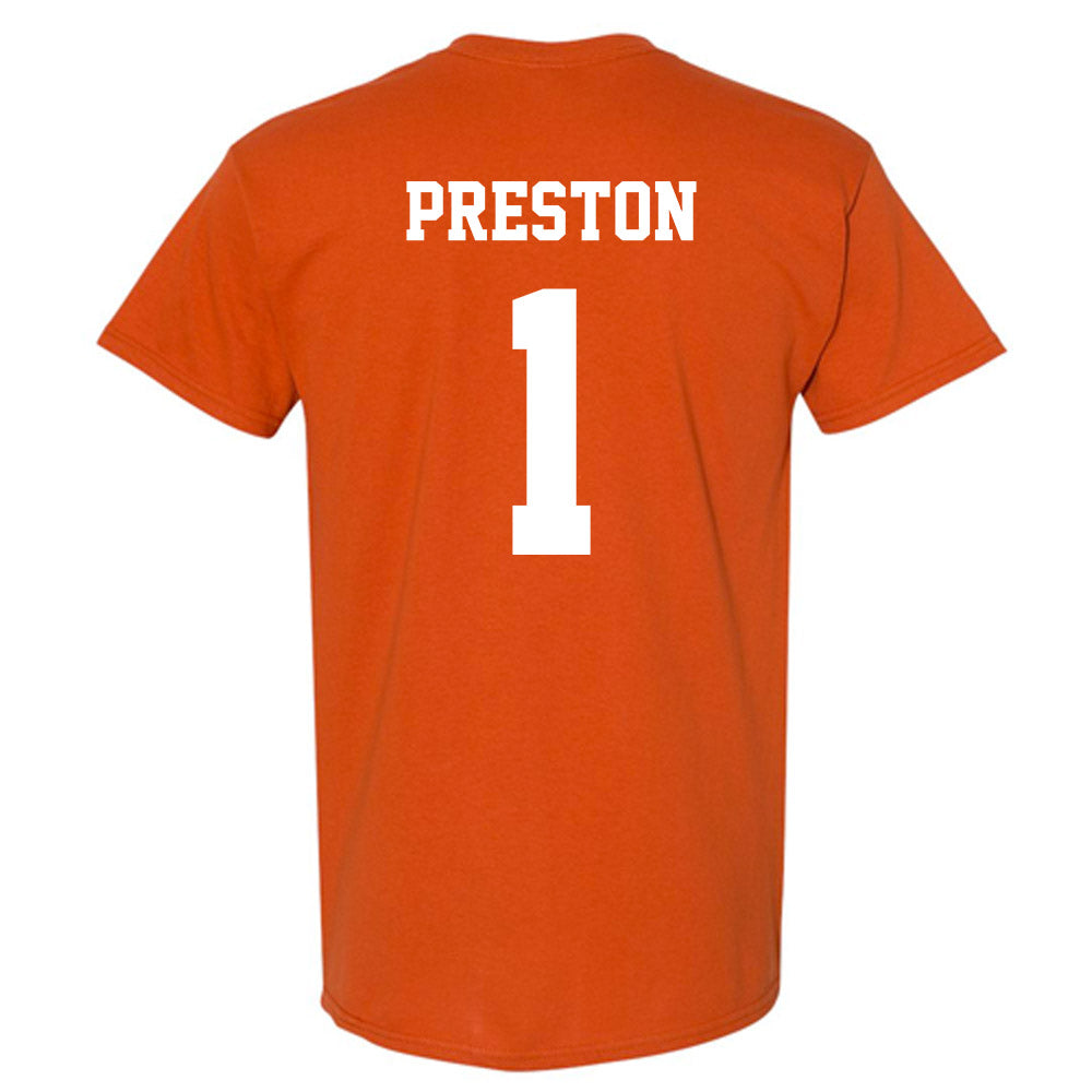 Texas - NCAA Women's Basketball : Bryanna Preston - Classic Shersey T-Shirt-1