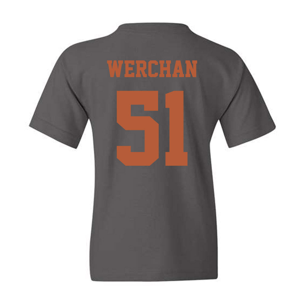 Texas - NCAA Baseball : Seth Werchan - Classic Shersey Youth T-Shirt