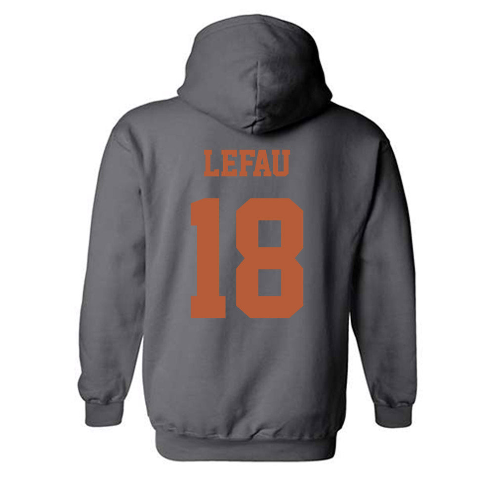 Texas - NCAA Football : Liona Lefau - Classic Shersey Hooded Sweatshirt