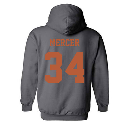 Texas - NCAA Baseball : Will Mercer - Classic Shersey Hooded Sweatshirt