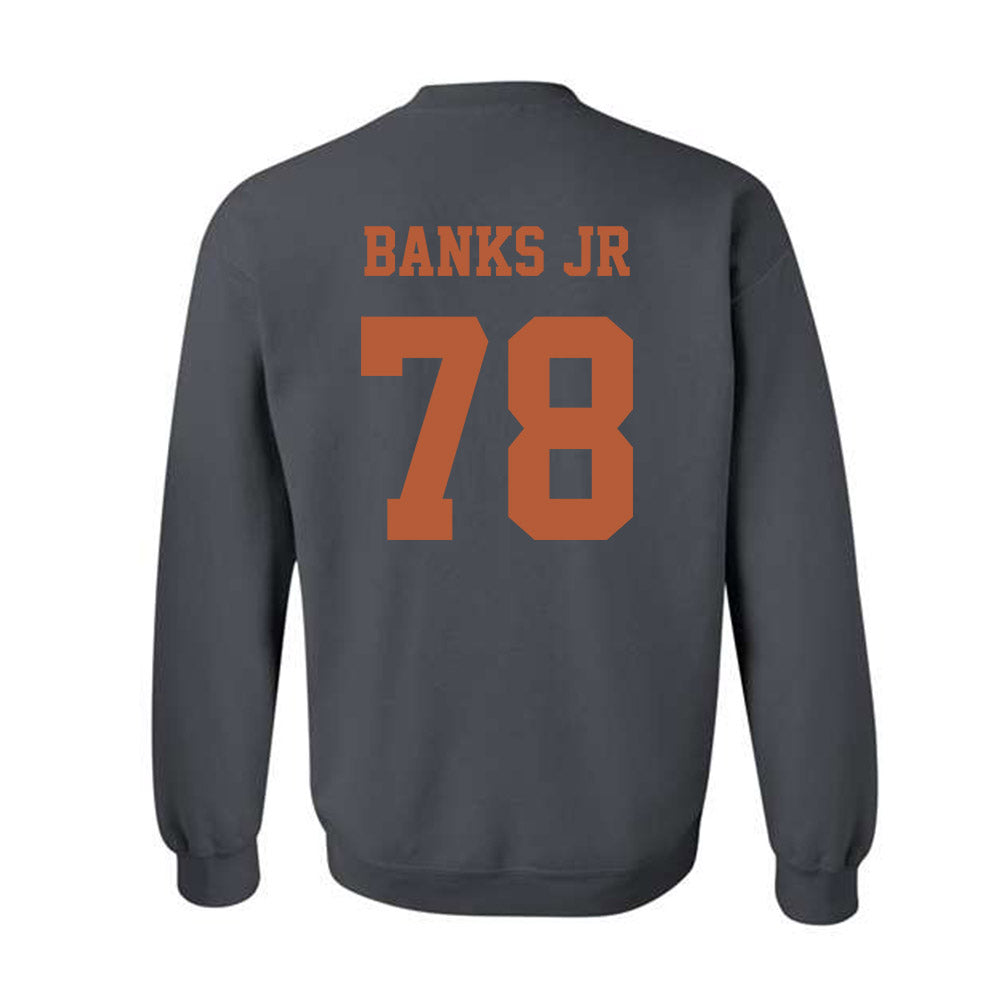 Texas - NCAA Football : Kelvin Banks Jr - Classic Shersey Crewneck Sweatshirt