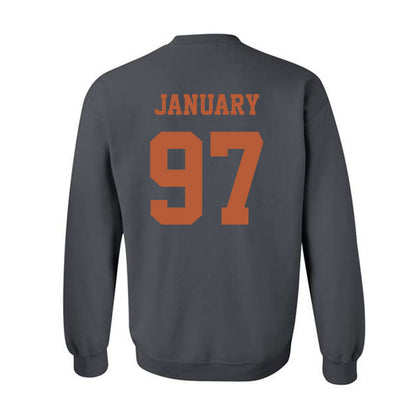 Texas - NCAA Football : Alex January - Classic Shersey Crewneck Sweatshirt