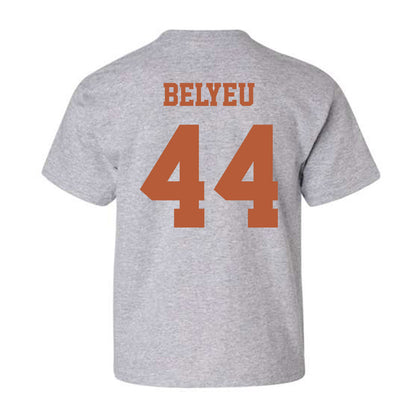 Texas - NCAA Baseball : Max Belyeu - Classic Shersey Youth T-Shirt