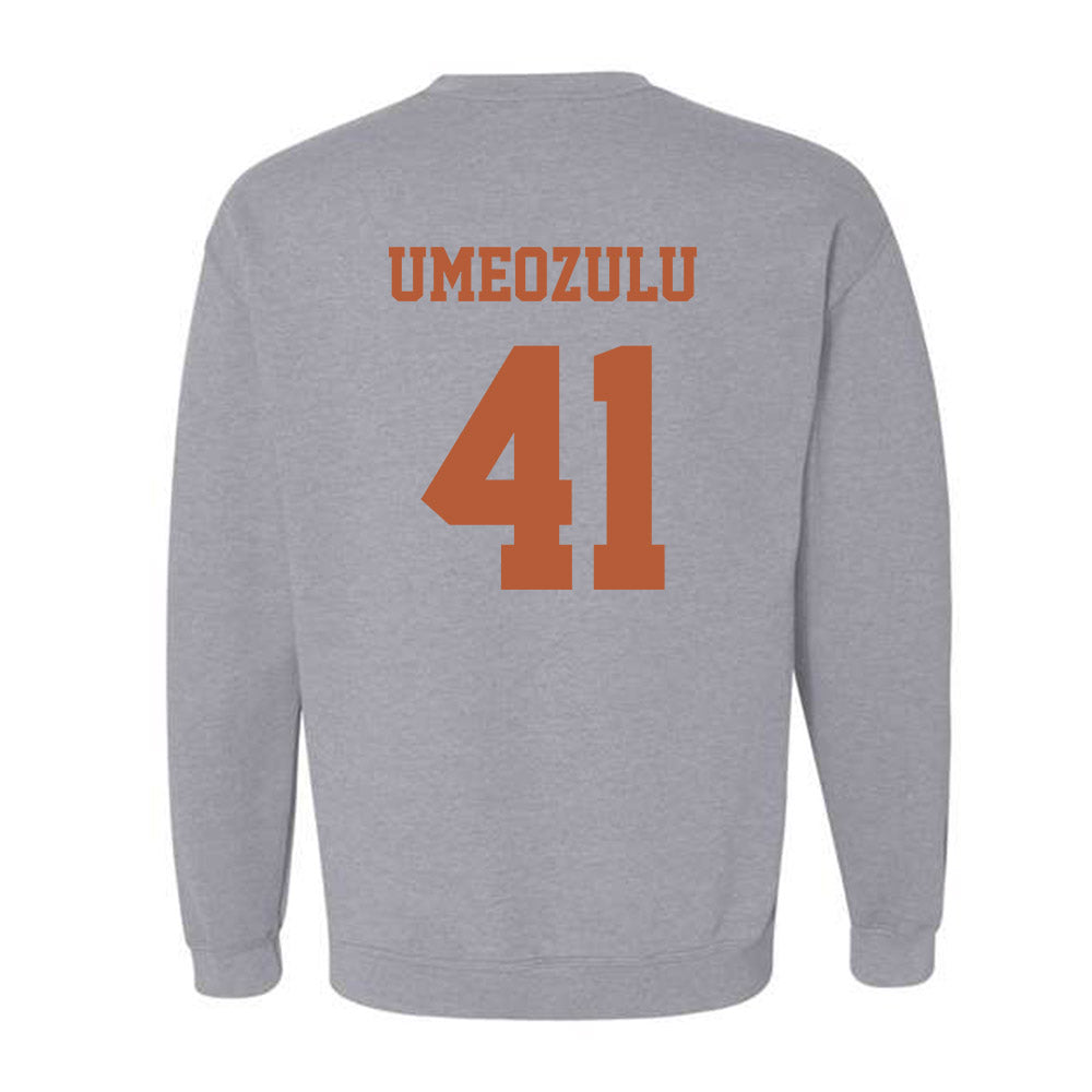 Texas - NCAA Football : Ziky Umeozulu - Classic Shersey Crewneck Sweatshirt