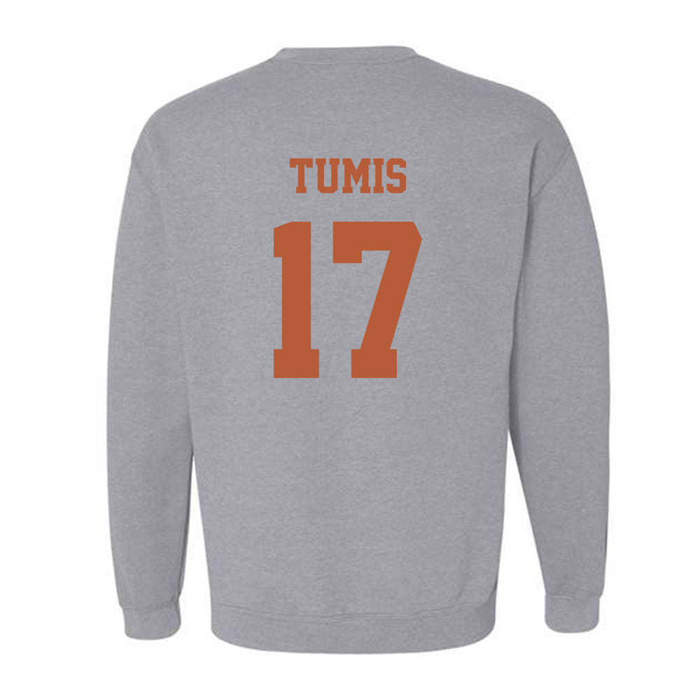 Texas - NCAA Baseball : Easton Tumis - Classic Shersey Crewneck Sweatshirt