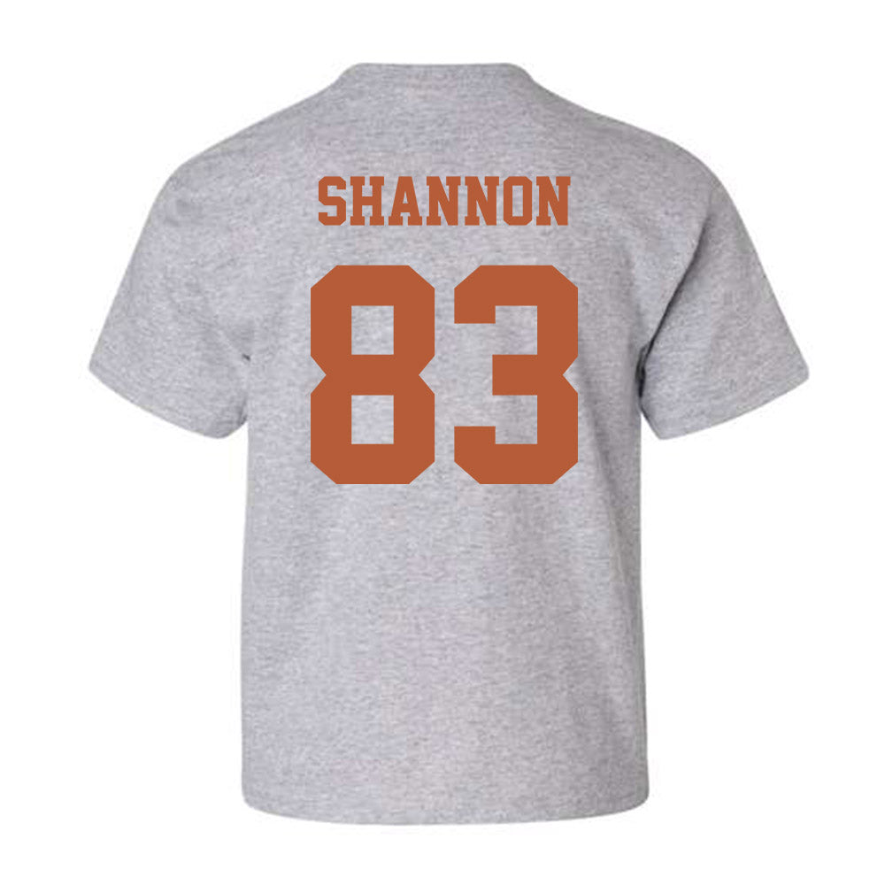 Texas - NCAA Football : Spencer Shannon - Classic Shersey Youth T-Shirt