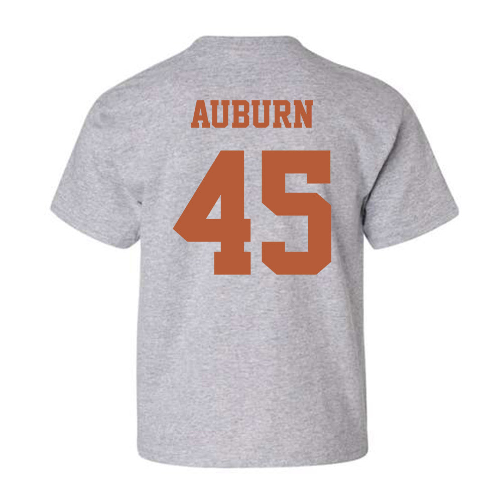 Texas - NCAA Football : Bert Auburn - Classic Shersey Youth T-Shirt