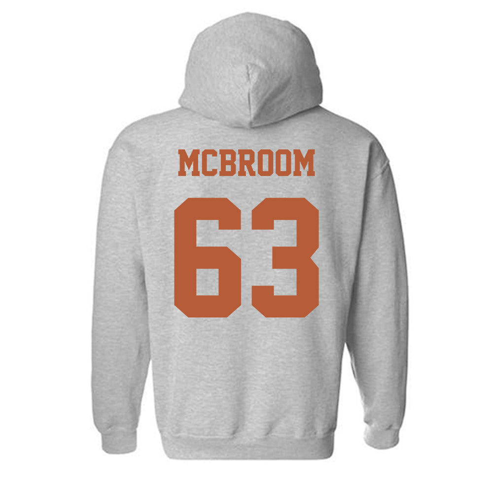 Texas - NCAA Football : Rick Mcbroom - Classic Shersey Hooded Sweatshirt